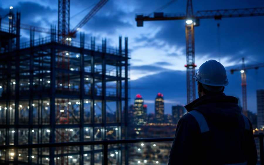 Plataforma de dados de construção civil com dashboards de business intelligence